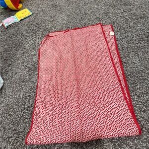 🍅Red and White Scarf